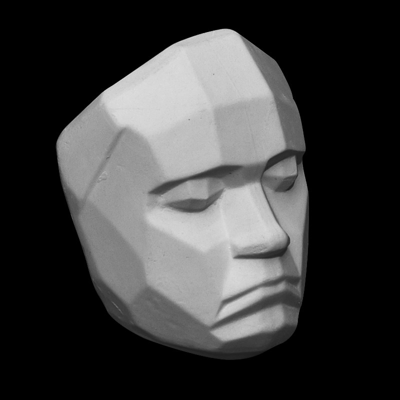 贝多芬切面半面石膏雕像石膏像挂面美术绘画艺考雕塑