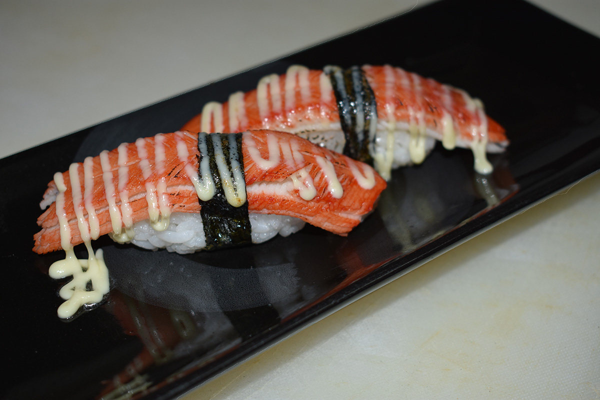 盛华v型蟹肉1000g寿司料理火锅食材蟹柳棒火炙蟹棒国产模拟蟹柳棒