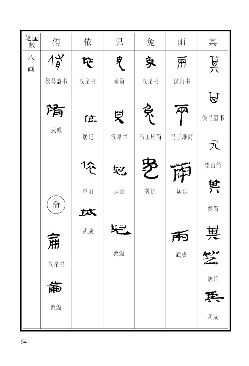 简牍帛书书法字典书法篆刻工具丛书湖北美术出版社书法