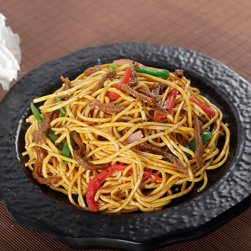 炒面仿真炒粉假菜样品肉酱面意大利食品模型定制仿真水果