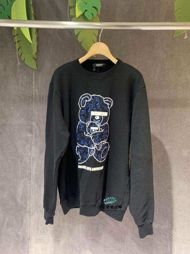 8折波比香港代购undercover2021春夏男款蒙眼小熊卫衣