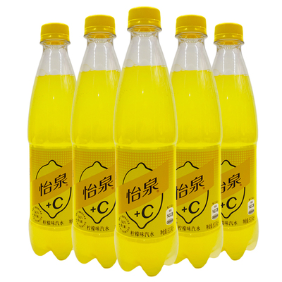 可口可乐怡泉柠檬汽水500ml每瓶维生素出品碳酸饮料