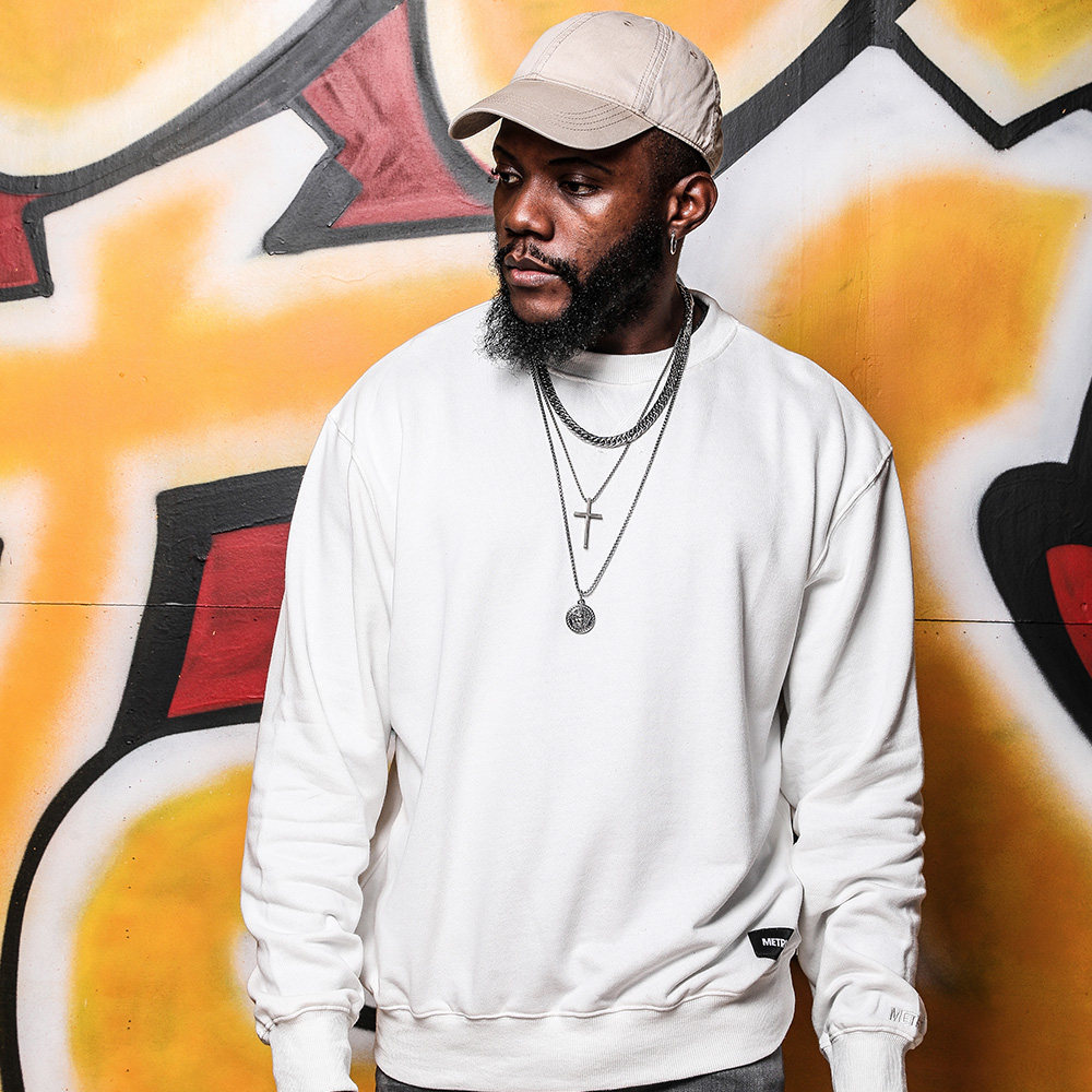 蜜丘琳metrust街头品牌hiphop说唱街舞时尚潮流加绒宽松圆领卫衣