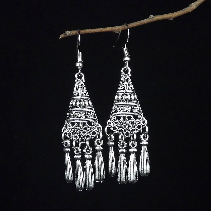 云南少数民族饰品民族服装配饰耳环耳坠经典复古东南亚其他diy饰品