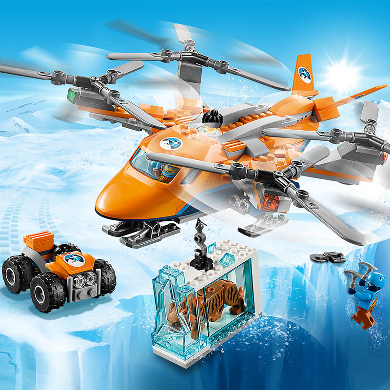 乐高城市系列 极地空中运输机60193 lego 积木玩具