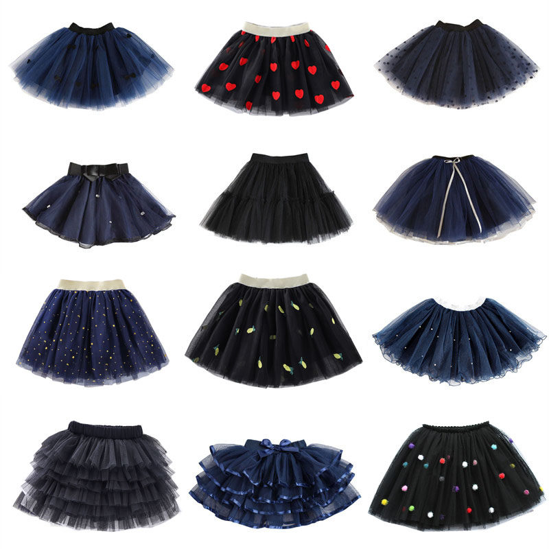 春夏新韩女童半身儿童蓬蓬女孩公主短裙纱裙半身裙