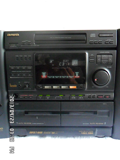 二手功能主机组合音响nsx990爱华aiwa成色进口日本组合音响