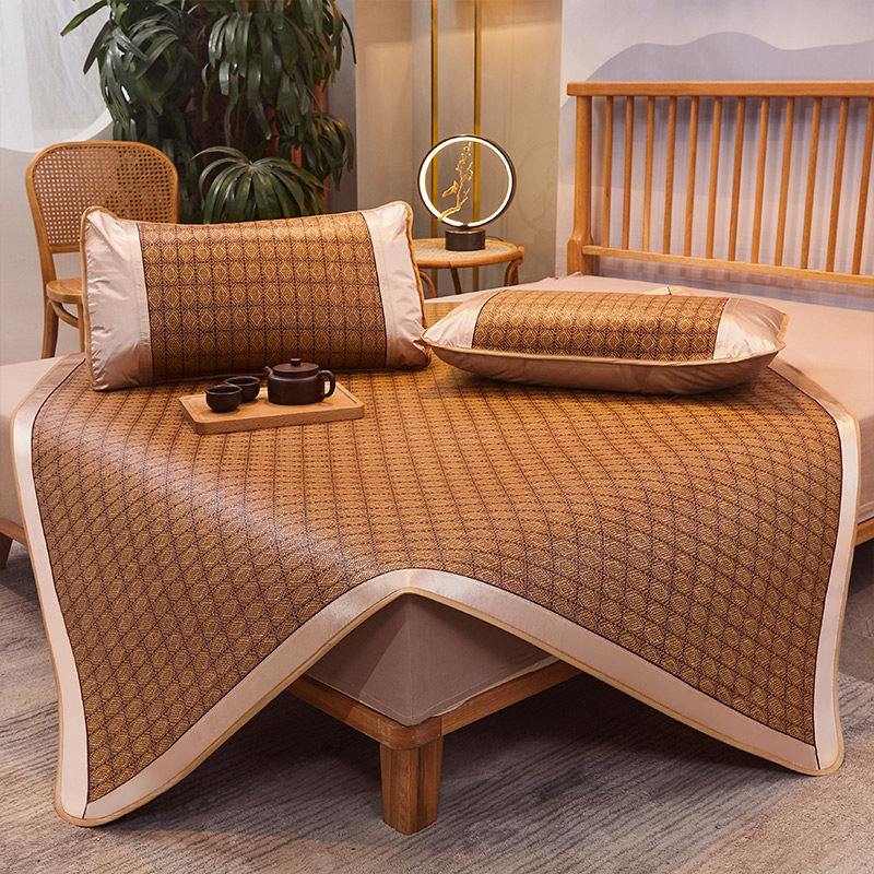 【爆款清仓】夏季天然冰凉藤席可折叠草席竹席软席子裸睡1.8双人