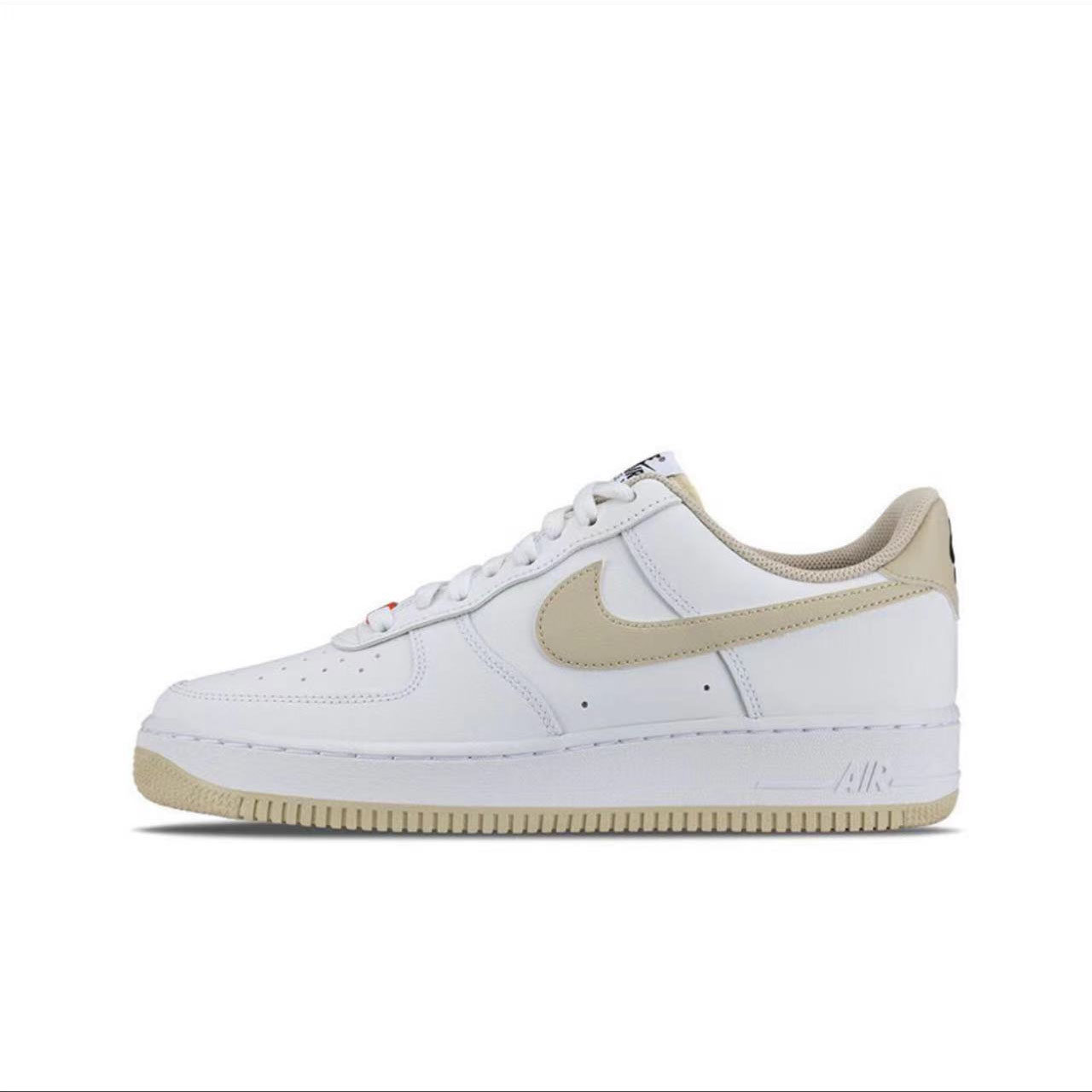 耐克nikeairforceaf1白棕空军厚底增高高低运动休闲鞋