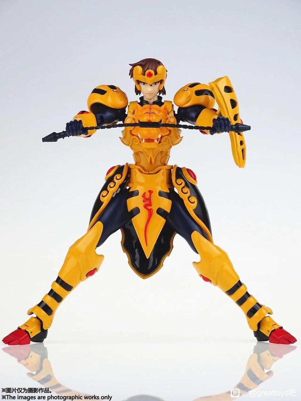 接单八部可动合金虎王乔加天王大圣空战天空圣斗士星矢模型专区