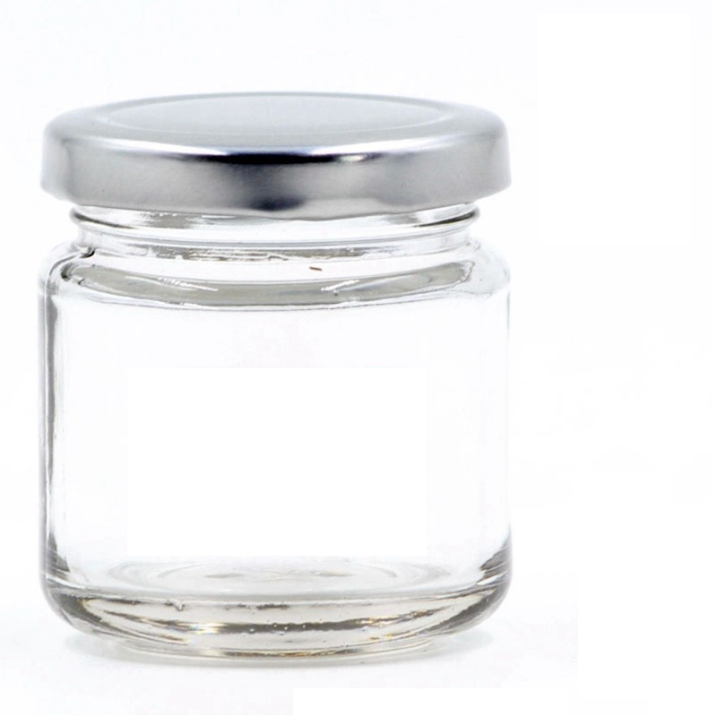 正闻圆形玻璃瓶25ml100ml酱菜瓶燕窝喜蜜带盖小瓶子喜糖蜂蜜试吃