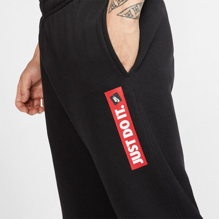 专柜正品耐克nike男子justdoit修身收脚运动长裤