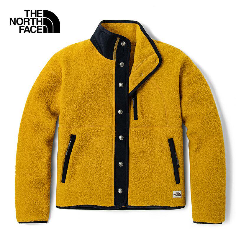 2021新品thenorthface北面抓绒外套户外轻便保暖立领抓绒衣