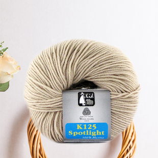 意大利进口kid手编毛线美丽诺纯羊毛线羊绒线手工编织宝宝中粗线