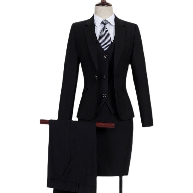 1168#单扣中高端哔叽面料不开西服套装长沙团体西服套装