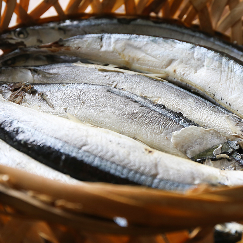 精致500g四包潮菜刀鱼熟鱼打冷潮汕鱼饭汕头秋刀鱼