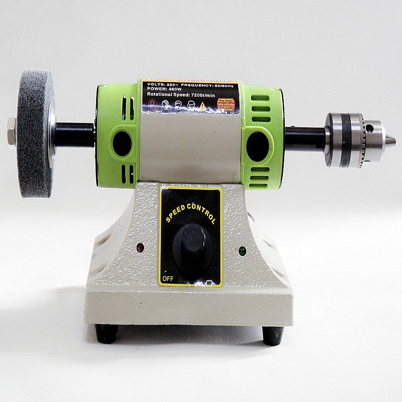 栗荣抛光机bg3109手持无极变速纤维打磨电磨机原厂抛光机