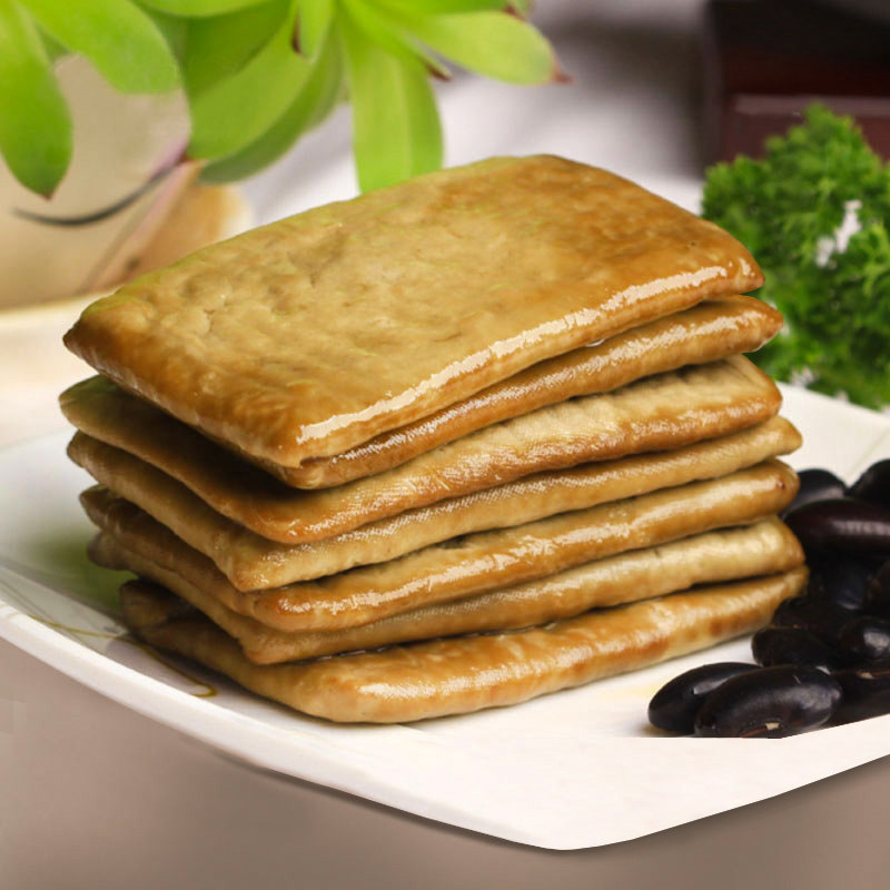 安徽黄山特产龙湾黑豆茶干五城香干即食小袋豆腐干