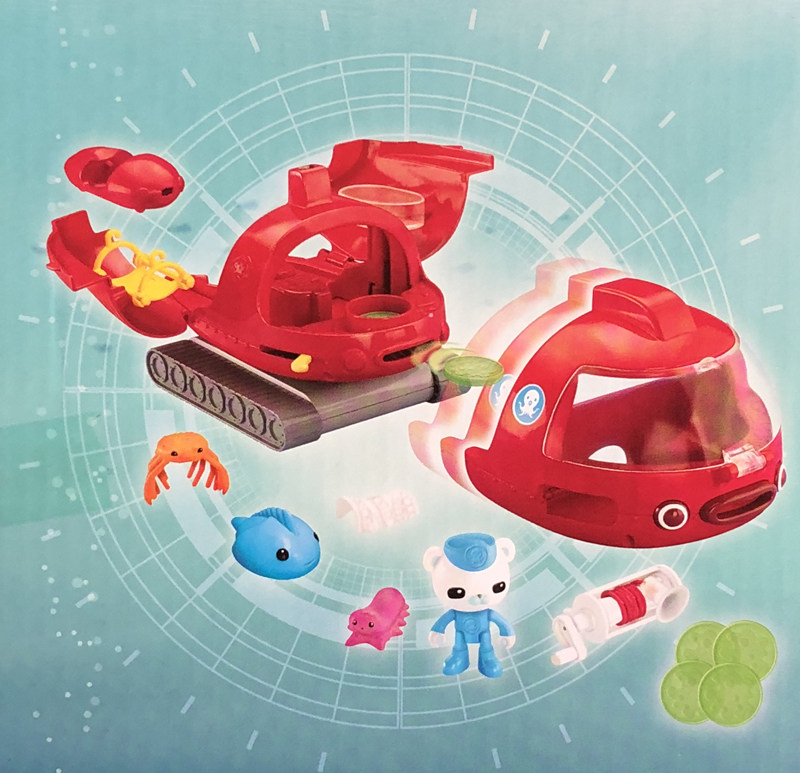 费雪海底纵队马蹄蟹艇救援套装国语过家家玩具