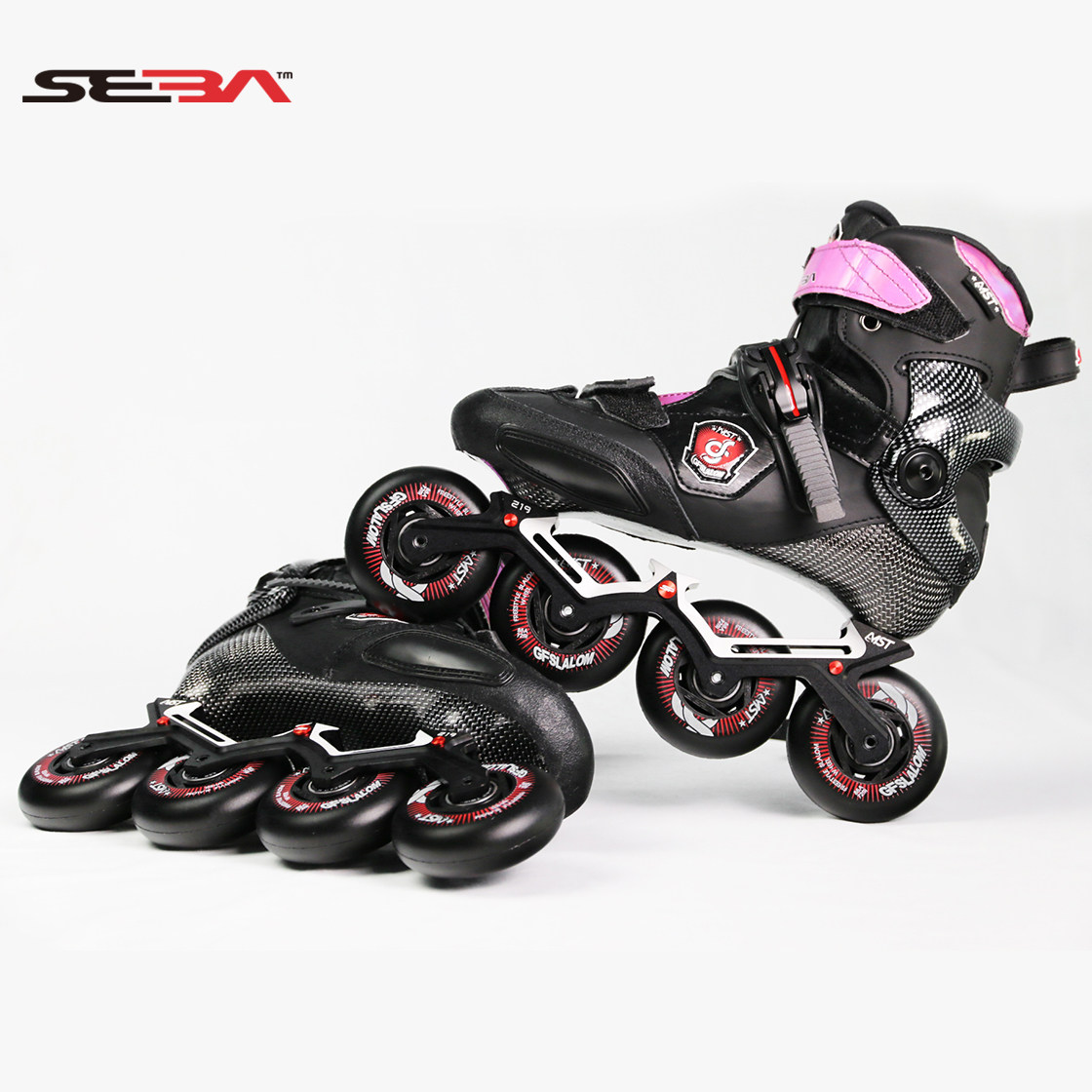 seba高端平花溜冰鞋儿童成人轮滑碳纤trix定制直排轮