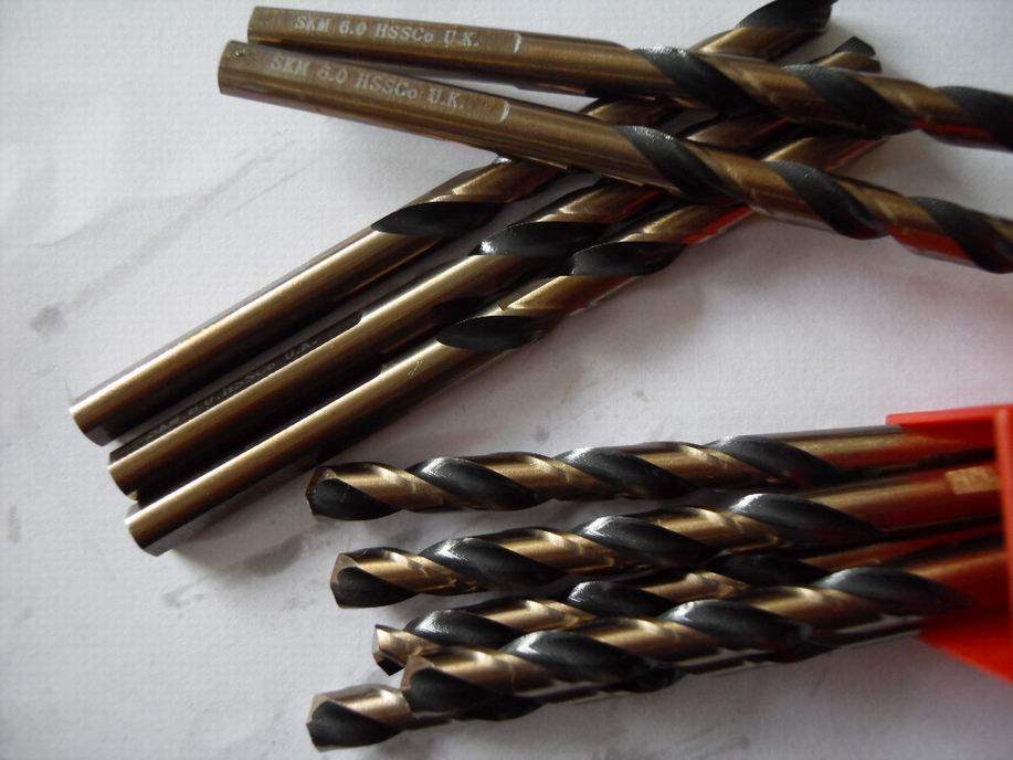 麻花钻头打孔钢铁硬质合金高钴英国进口切削刃具麻花钻