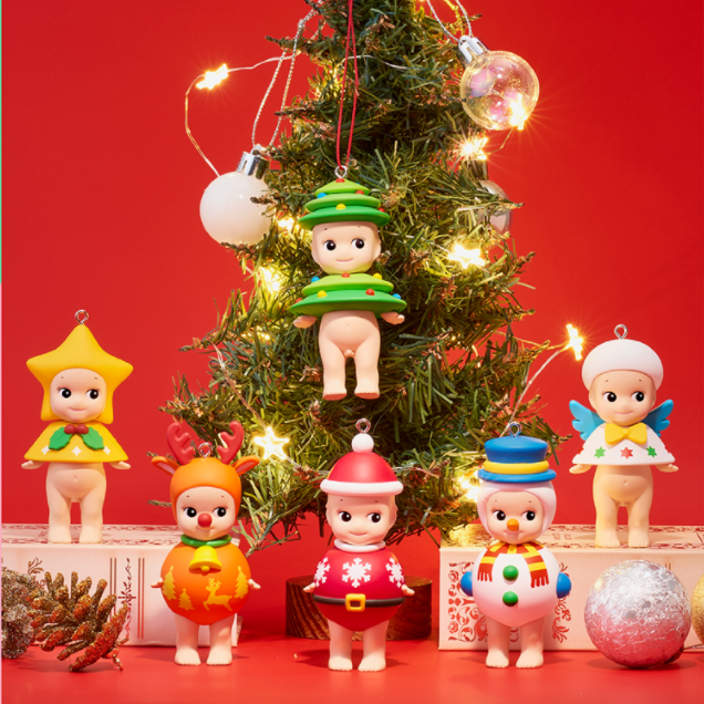sonnyangel圣诞装饰系列2022日本盲盒潮玩公仔摆件潮玩盲盒