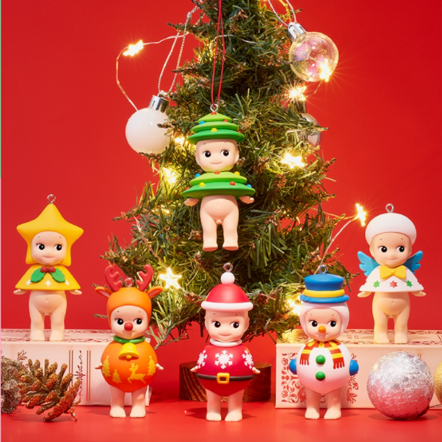 sonnyangel圣诞装饰系列2022日本盲盒潮玩公仔摆件潮玩盲盒
