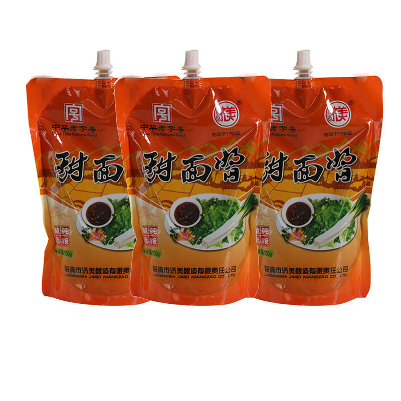 临清济美甜面酱袋装家用炸串炸酱面黄黄酱手抓酱类调料