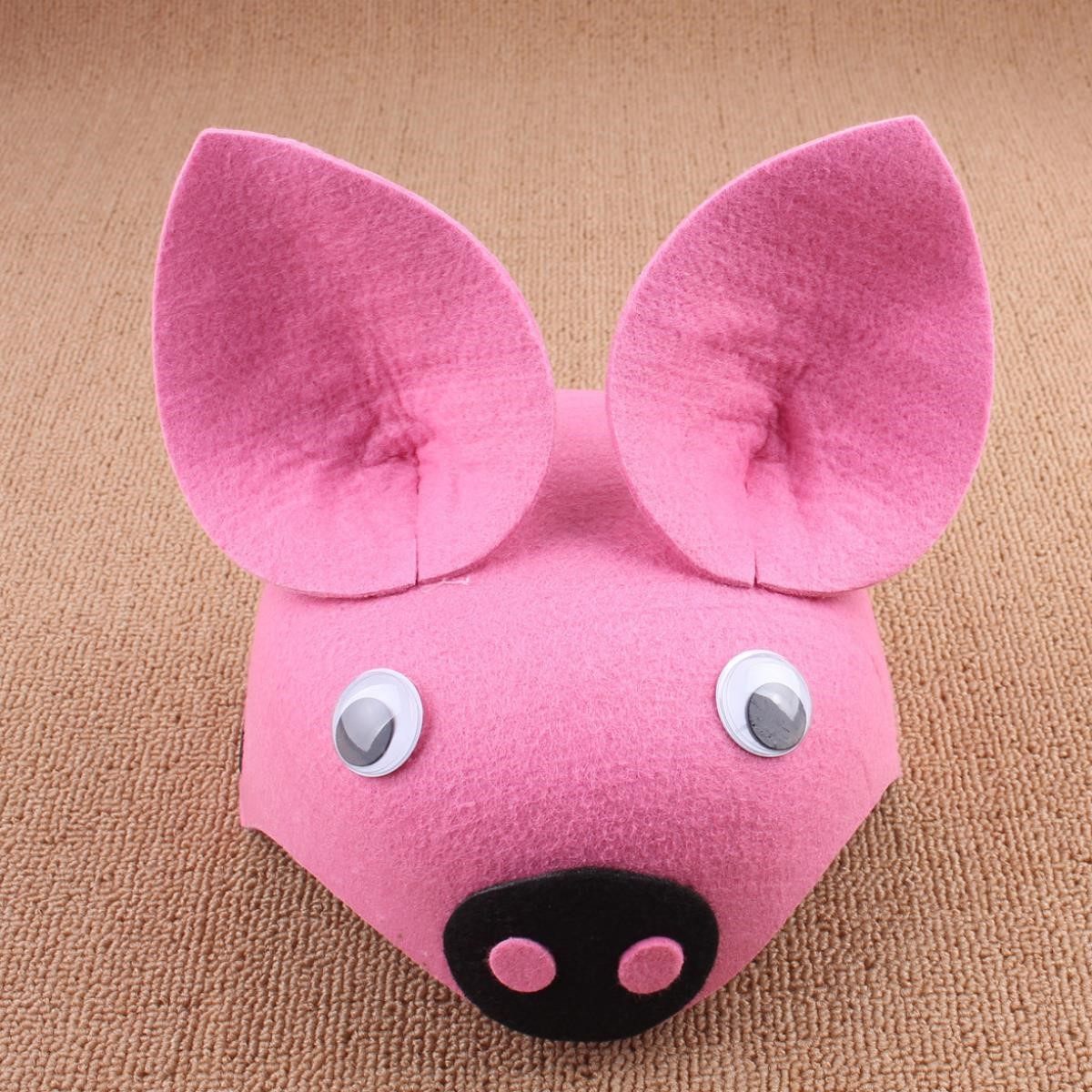 幼儿园舞蹈形状牛头头饰牛角尖儿童帽子道具动物头饰