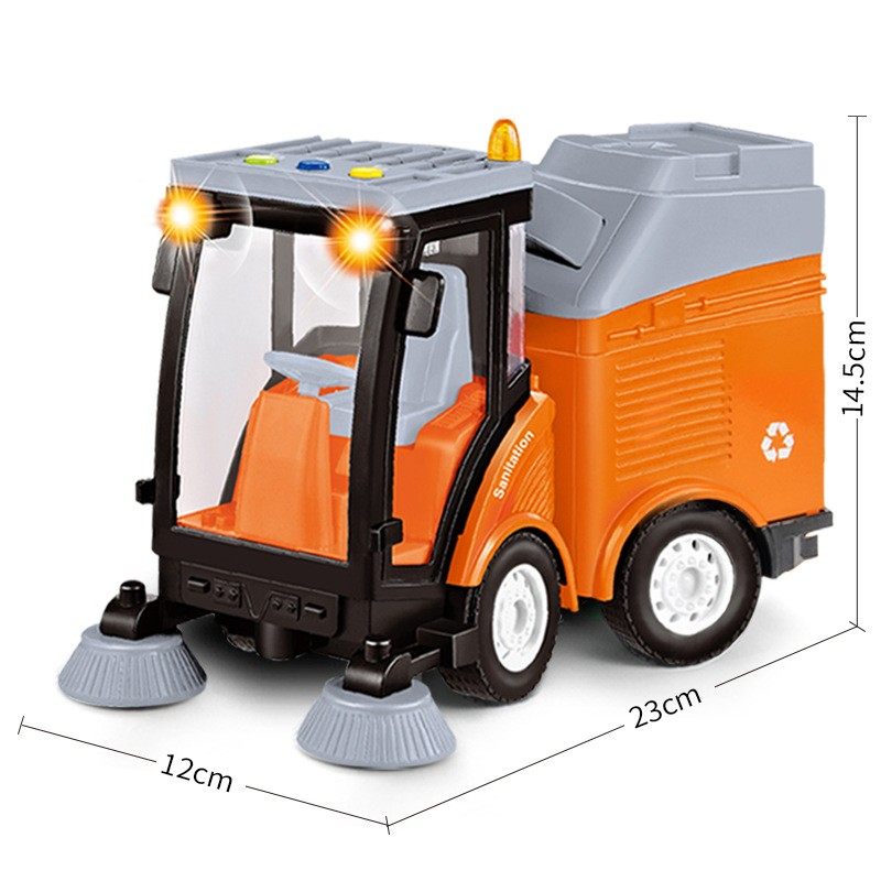 儿童环卫玩具垃圾车大号垃圾桶分类清洁扫地车工惯性