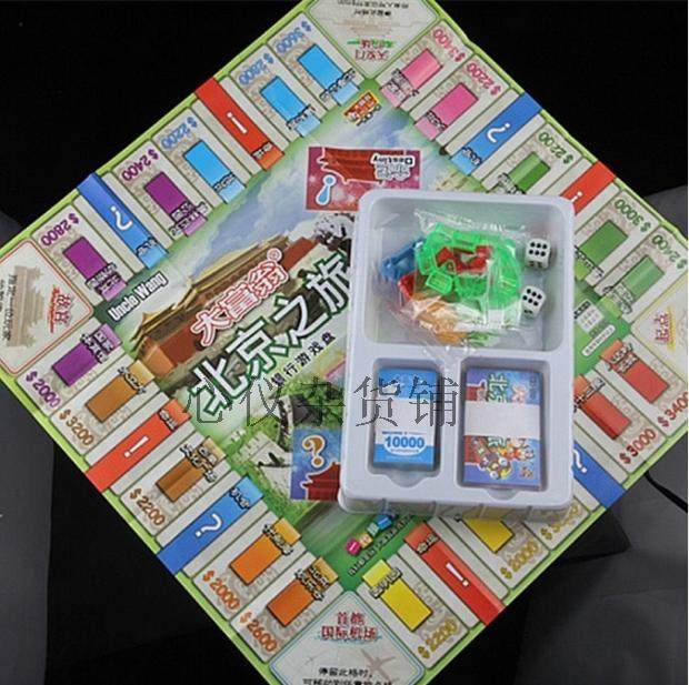 大富翁正版卡通no2024北京之旅强手玩具大富翁