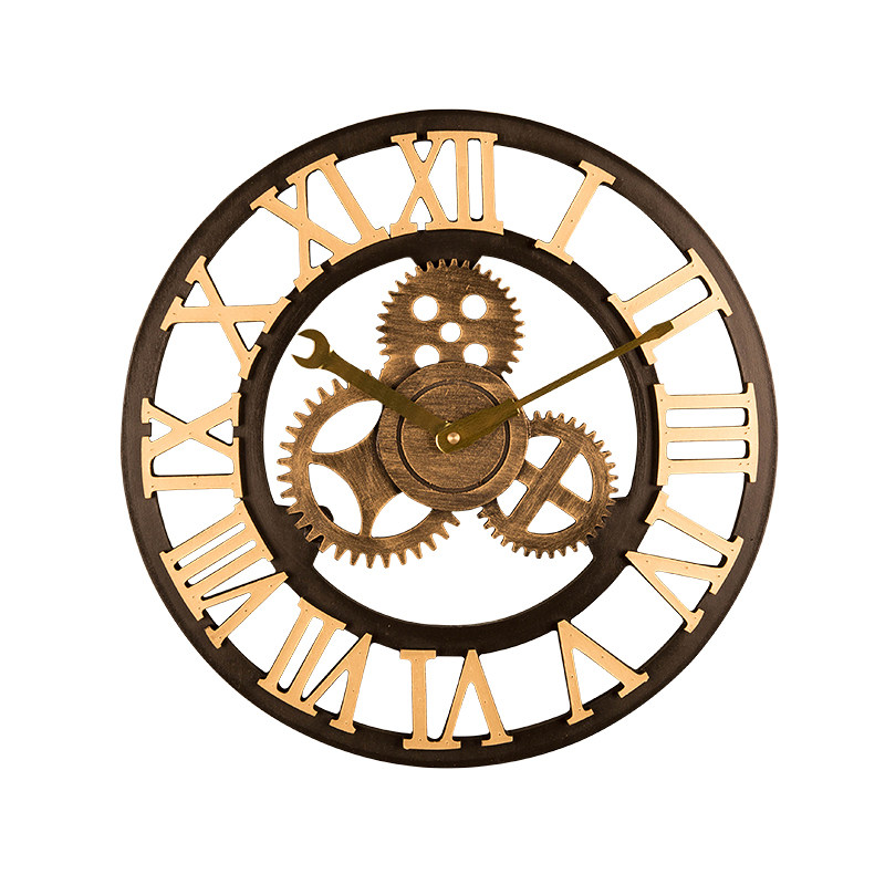 齿轮钟表创意机械挂钟家用客厅餐厅挂钟