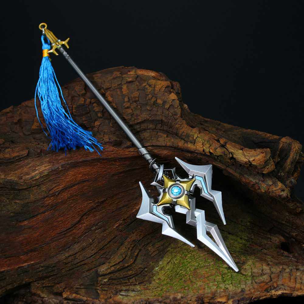 王者游戏周边皮肤吕布猎兽之王合金兵器22cm游戏实物周边