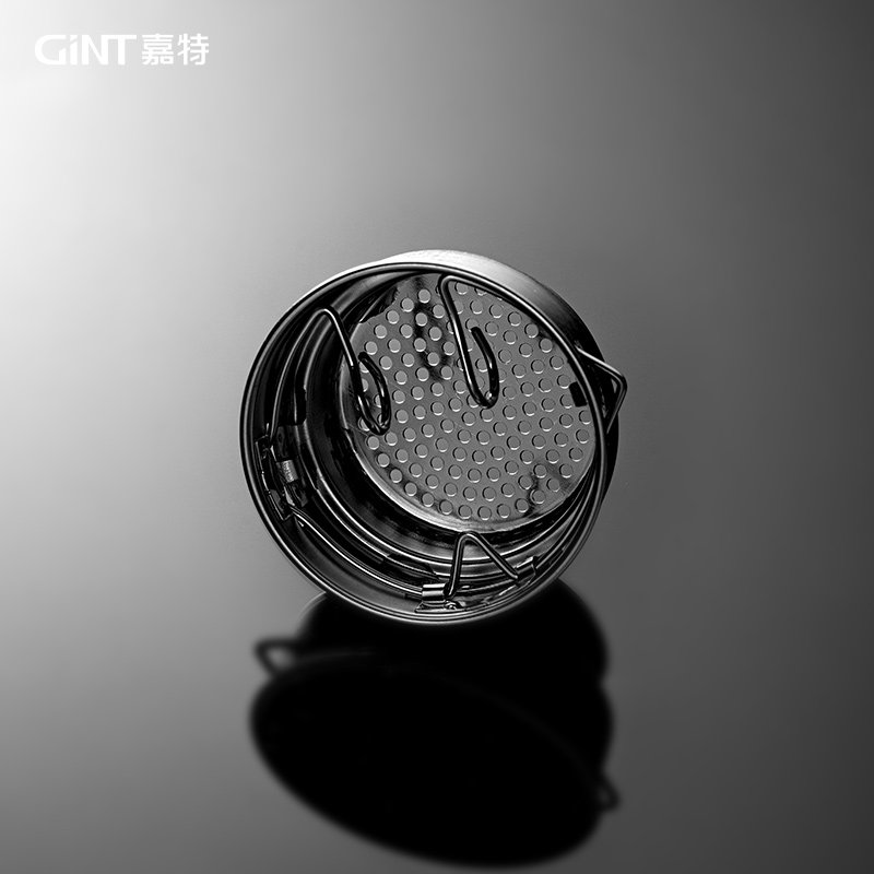 嘉特双层玻璃杯家用茶杯男士杯子高级茶水分离玻璃杯