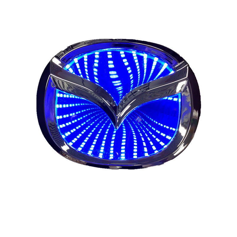 适用于3d马自达汽车标志发光cx7尾车标灯改装汽车车标