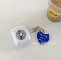 韩国ins同款复古伤心CD AirPods1/2无线蓝牙保护套AirPods pro壳