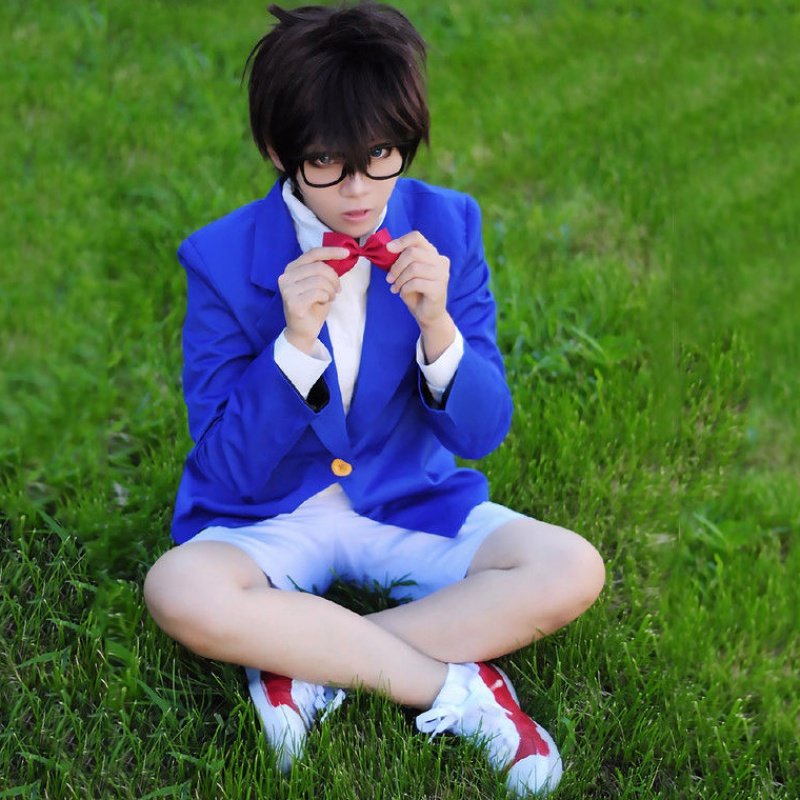 柯南豆豆家名侦探衣服基德coscosplay服装儿童动漫