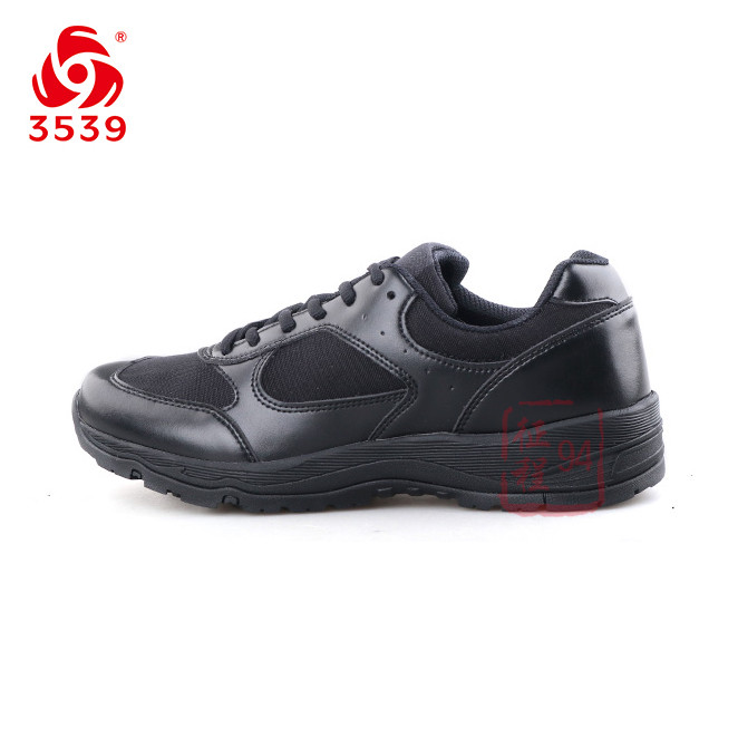 公发3539厂新款JX春秋训练鞋防泼水新式小黑鞋跑鞋黑色男