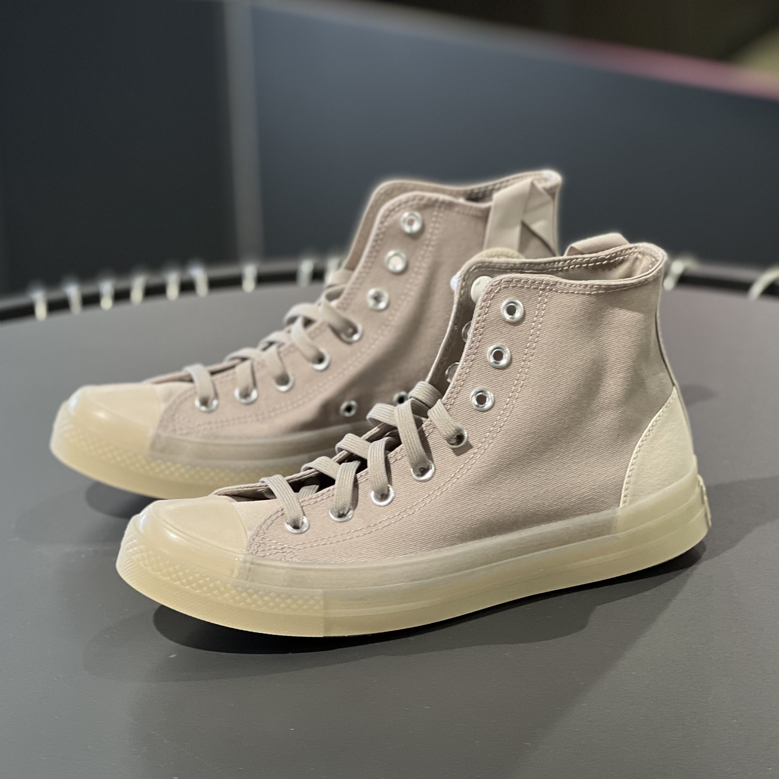 匡威converseallstarcx高帮卡其色情侣休闲运动帆布帆布鞋