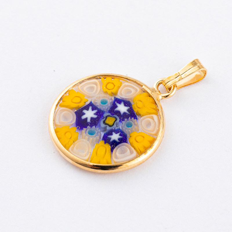 意大利zecchin威尼斯手工玻璃首饰穆里系列项坠吊坠项坠