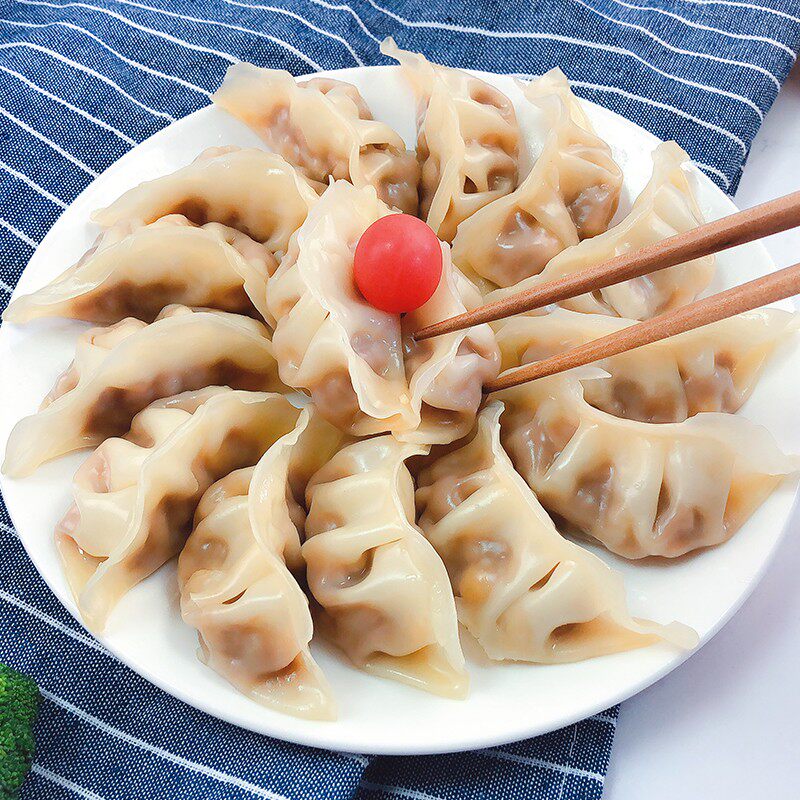 正大菌菇三鲜蒸饺冷冻速食微波熟制饺子粥铺水饺