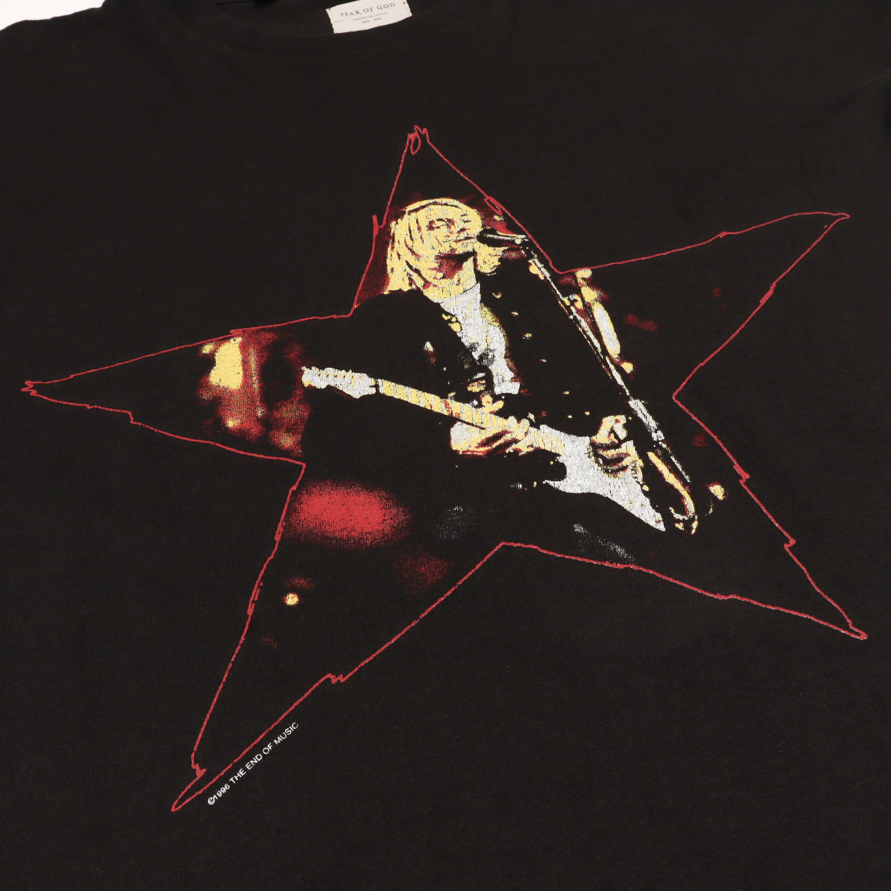 独家典藏fearofgod风格kurtcobain科特柯本t恤