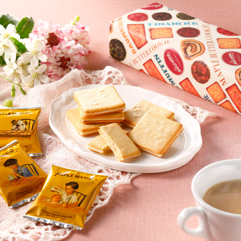 日本直邮maplemania枫糖黄油巧克力夹心曲奇饼干曲奇饼干