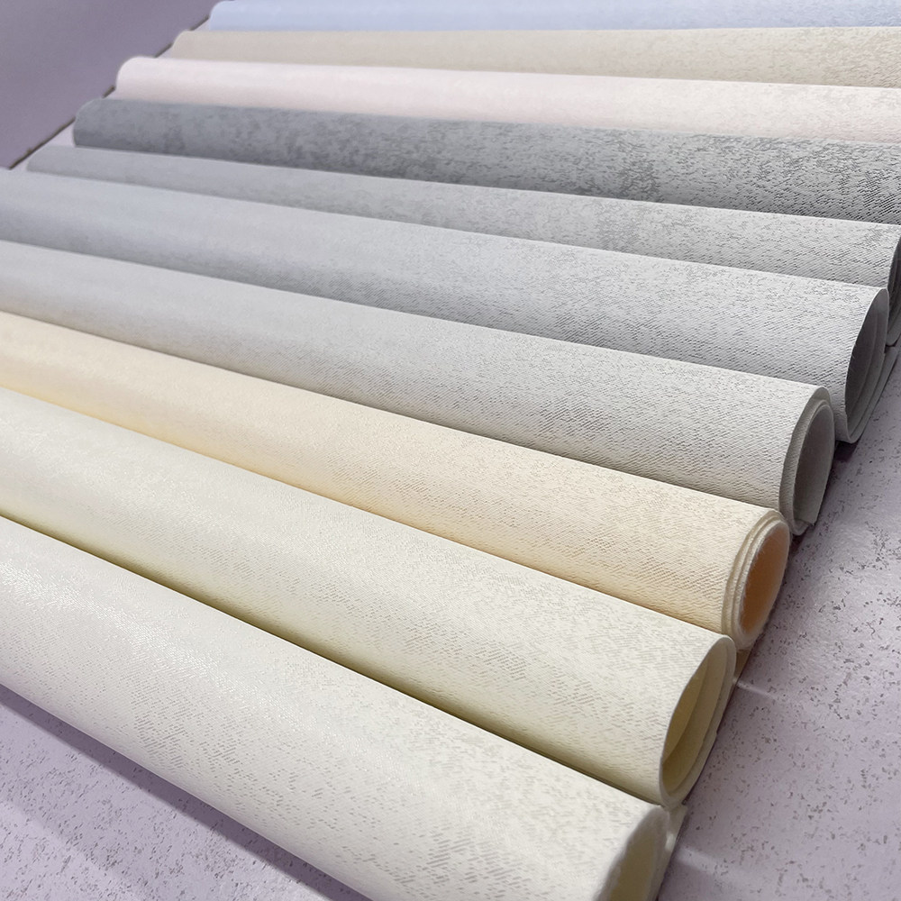 加厚素色卧室婚房客厅现代简约墙布净面丝绸80克无缝墙布