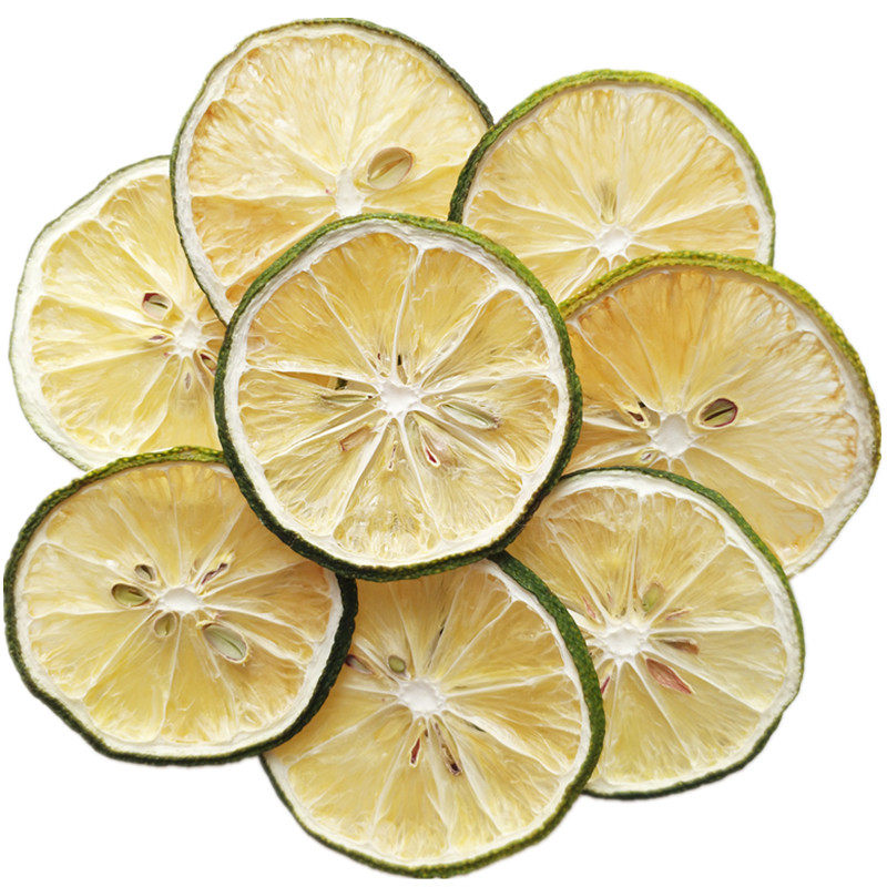青柠檬干片烘干片选片水果片水果茶无糖柠檬泡水其它干货