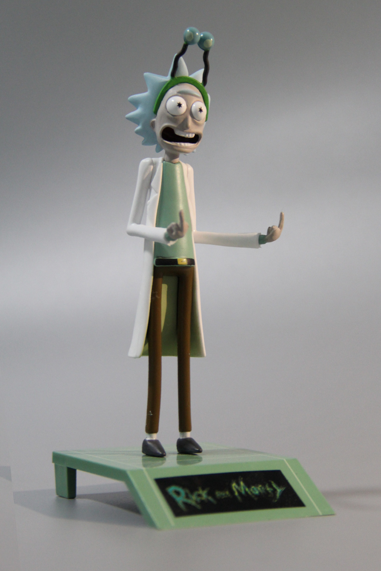 瑞克莫蒂手办rickandmorty中指摆件周边手办