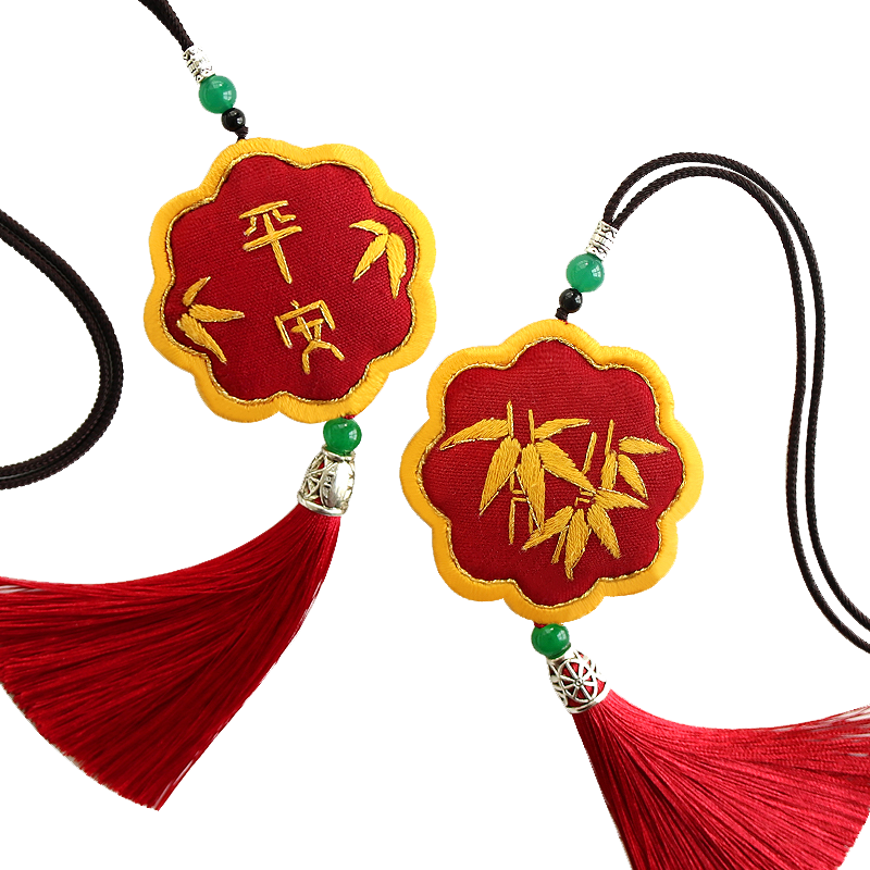 刺绣diy古风香囊挂件平安符福初学绣花荷包手工材料包520节日礼物