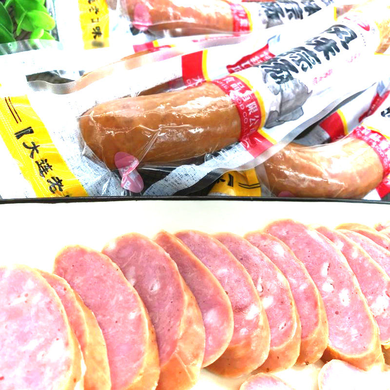 大连包邮零食特产棰岛蒜肠210g味道达老香肠