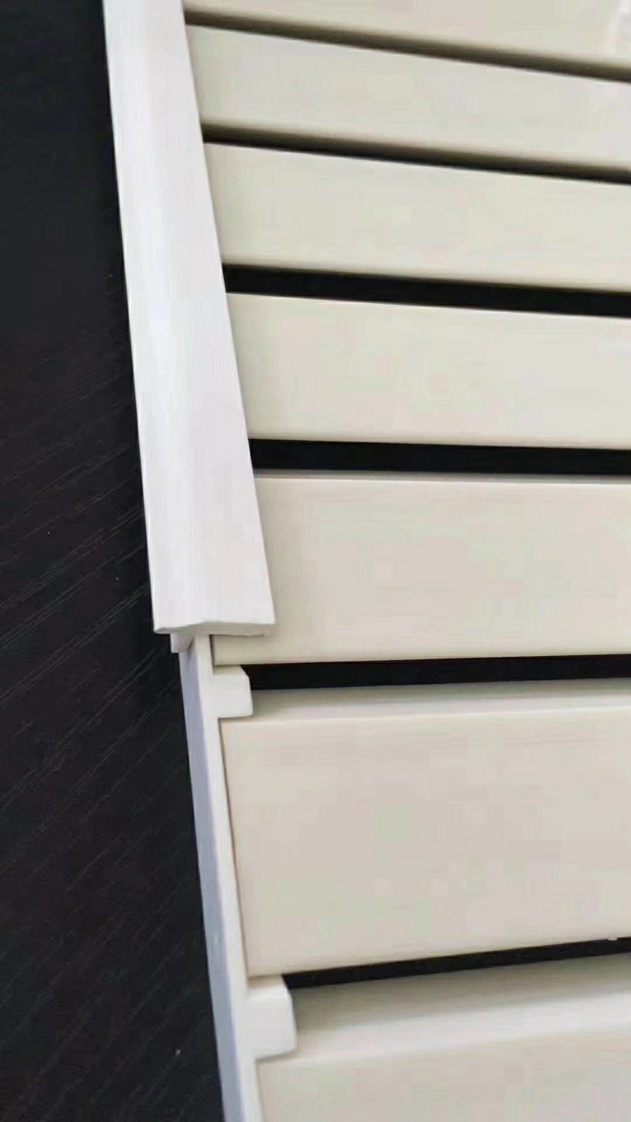 压条背面装饰胶条网格门收口条玻璃门百叶叶门压条