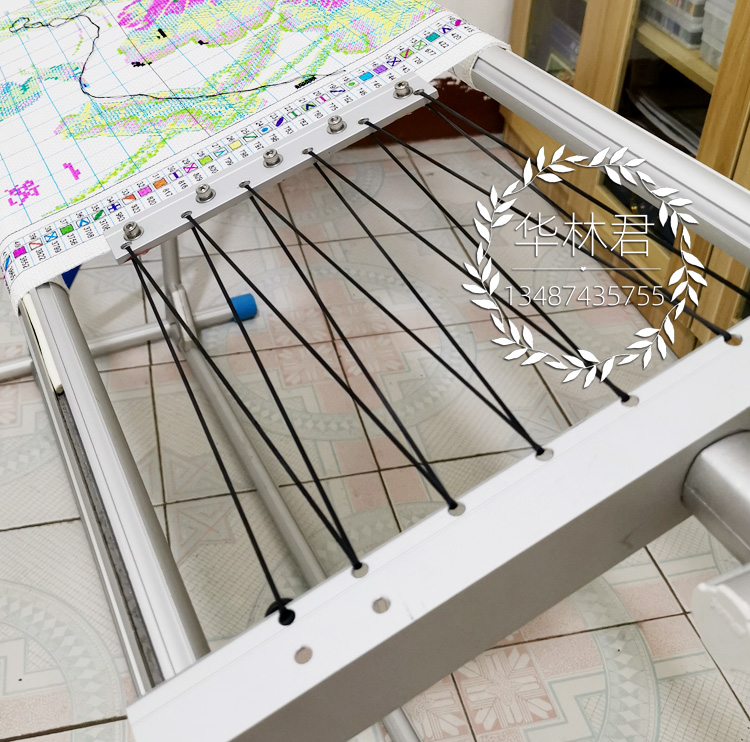 包邮2019华林林君绷布神器20cm绷紧十字绣布用缝纫diy